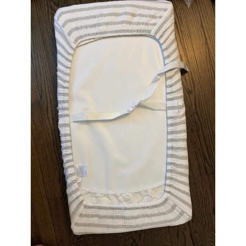 Kids Comfort Changing Pad With Waterproof Cover & Muslin Aden & Anais Cover